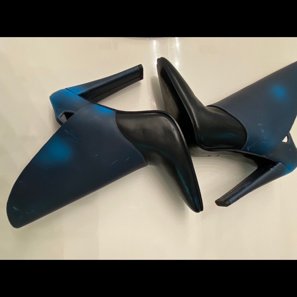 ALEXANDER WANG heat sensitive blue mules heels - Picture 12 of 16